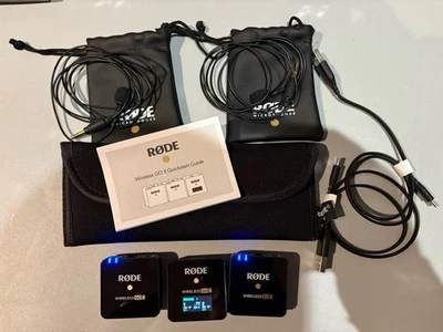 Rode Wireless Go II mit 2x Mikrofonen und 1x Empfänger - Gebraucht - Bild 1 von 4