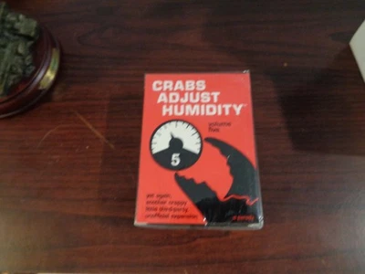 Crabs Adjust Humidity Volume Five Cards Against Humanity Parody New Sealed - Image 1 of 4