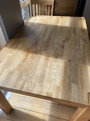 Solid Wood Extending Dining Table Seats, 8-10, 220cm x 100cm - Image 1 of 4