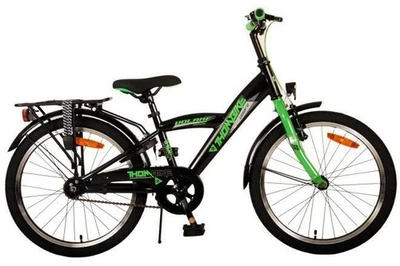 20 Zoll Thombike Schwarz Grün 6-8 Jahre Kinder Fahrrad Hand/Rücktrittbremse - Bild 1 von 4