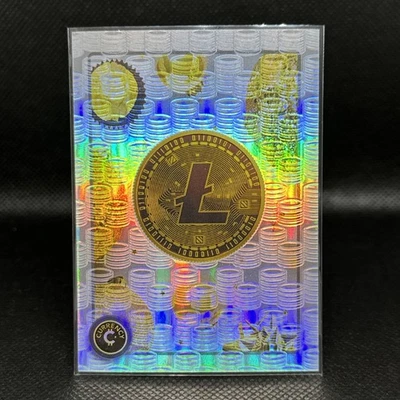 Litecoin Cardsmiths Currency Holiday 2023 Litecoin #7 Silver Refractor 37/50 - Image 1 of 2