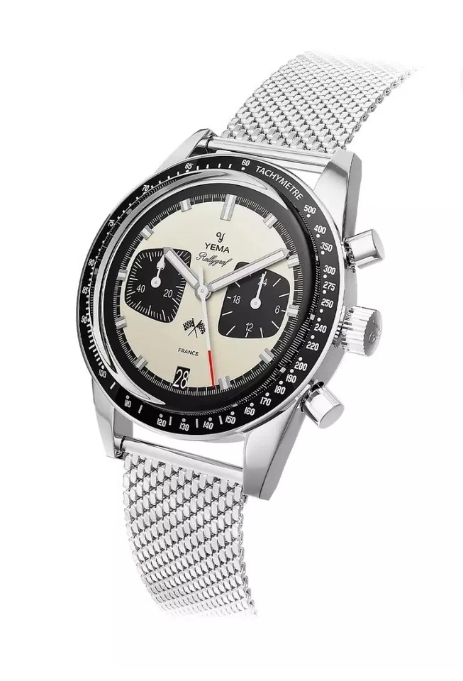 YEMA Rallygraf Panda Acciaio Ibrido Mecaquartz  - Immagine 1 di 1