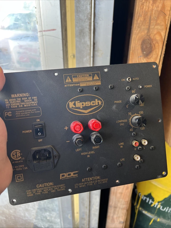 AMPLIFIER Klipsch ProMedia Subwoofer Speaker  Amp Replacement Only - Image 1 of 3