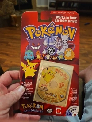 Vintage 2000 Pokémon Pikachu #25 Collectable PC/MAC CD-Rom Puzzle Games - Image 1 of 2