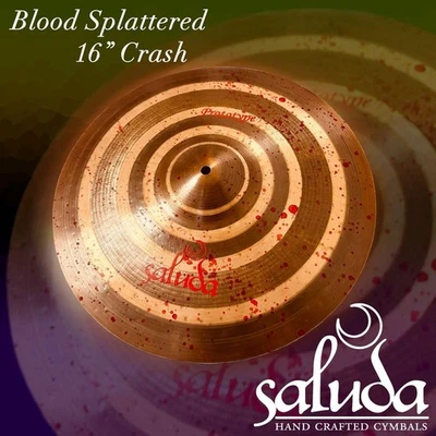 [Video disponible] Saluda BloodSplattered 16" Crash Foto 1 de 4