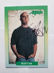 SCOTT IAN Autographed Signed Music Trading Card 1991 Rockcards Music Stars - Picture 1 of 1