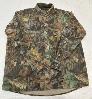 Whitewater Outdoors Shirt Adult L Advantage Timber Button Up Chamois Hunting - Image 1 of 4