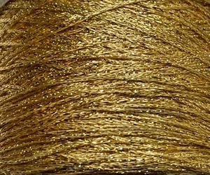 Job lot knitting yarn cone TWILLEYS Goldfingering Sparkle LUREX Chainette PP8339 - Picture 1 of 4