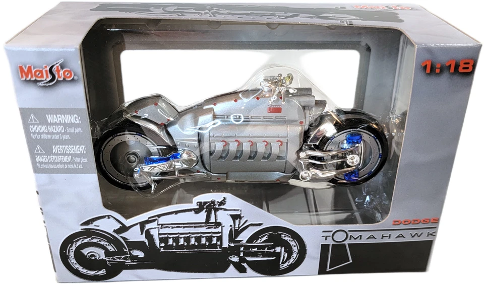 Maisto 1 18 Diecast Dodge Tomahawk Motorcycle Bike