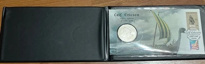 Leif Ericson Coin and First Day Cover - Fleetwood 2000  Limited Edition 2,500 - Image 1 of 4
