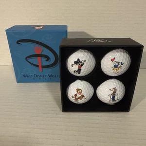 Walt Disney World Callaway Golf Balls Set of 4 Mickey, Donald, Goofy, & Grumpy - Picture 1 of 10