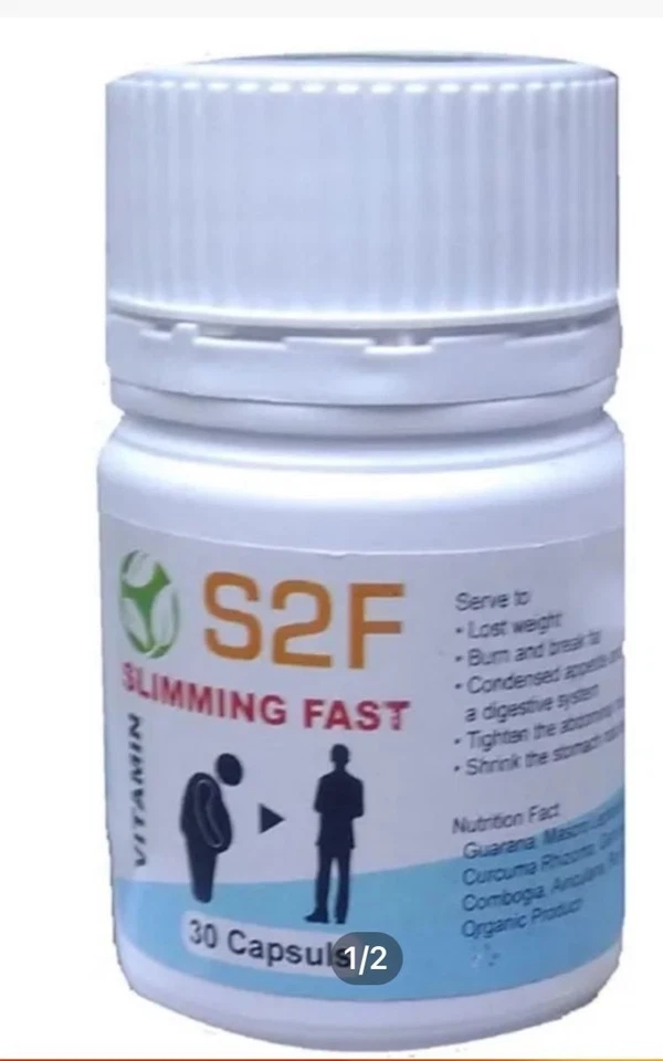 Витамин для быстрого похудения S2F 30 капсул потеря веса сжигание натурального жира лучший результат - Изображение 1 из 4