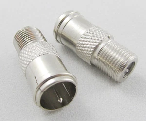 20 un. conector adaptador conector conector conector conector conector conector conector conector macho rápido recto tipo F tipo F - Imagen 1 de 2