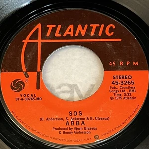 ABBA  45 RPM SOS/ Man In The Middle 7” Vinyl - Picture 1 of 4