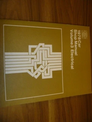 1978 Ford Thunderbird Coupe Shop Manual de Serviço de Reparo Vol 3 - Imagem 1 de 2