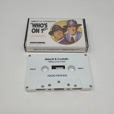 Abbott & Costello’s “Who’s On 1st” Radio Reruns On Cassette - Image 1 of 4
