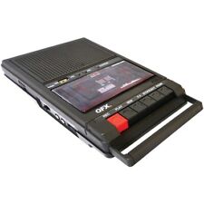 Qfx Retro-39 Retro Shoebox Cassette Tape Recorder Qfxretro39