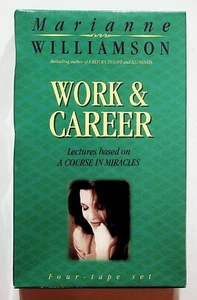 Marianne Williamson Work & Career A Course In Miracles 4-Cassette Tape Set NEW - Picture 1 of 3