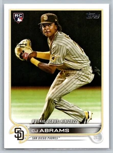 2022 Topps Update Series Rookie Debut #US327 C.J. Abrams - Picture 1 of 2