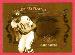2006 CLASSICS (FB) Gale Sayers SP "LEGENDARY PLAYERS" CARD #LP-25 #'ed 0285/1000 - Picture 1 of 2