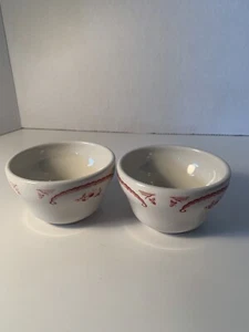 American Rose Homer Laughlin Restaurant Geschirr Puddingschüssel. Stell dir vor, du benutzt sie! - Bild 1 von 7