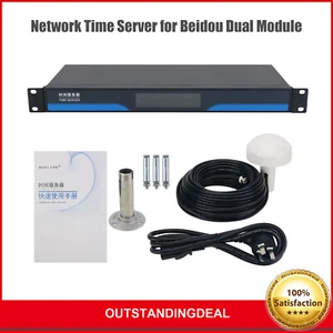 Serveur de temps réseau pour double module Beidou horloge GPS PTP serveur NTP IEEE1588 ot2 - Photo 1/9