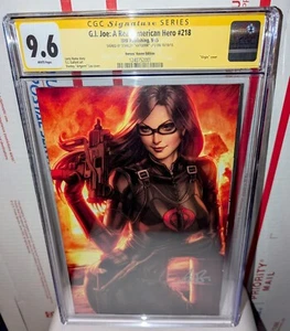 G.I. JOE #218 CGC SS 9.6 Stanley Lau Artgerm VIRGIN VARIANT Baroness 2015 IDW - Picture 1 of 3