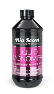 8OZ Mia Secret Liquid Monomer Professional Nail Liquid for Acrylic Powder - Picture 1 of 3