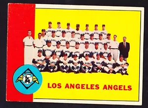 1963 TOPPS #39 LOS ANGELES ANGELS TEAM CARD - Picture 1 of 3