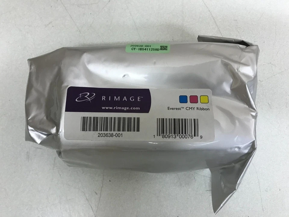 Genuine Sealed Rimage Everest I II III 203638-001 CMY Ribbon - Image 1 of 1