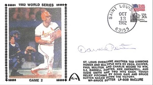 DARRELL PORTER SIGNED FIRST DAY COVER FDC AUTOGRAPH ST. Louis - Picture 1 of 2
