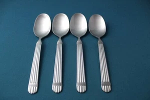 4 Teaspoons Wallace CHARDONNAY / ESPRIT 18/10 Stainless China 6 3/8" - Picture 1 of 5
