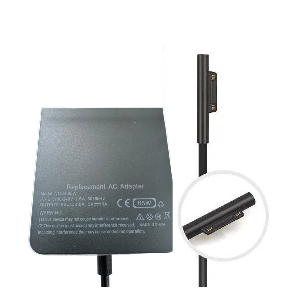 Microsoft Surface 65W Netzteil – Ladegerät für Surface Pro 3 / 4 / 5 - Bild 1 von 1