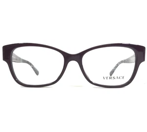 Versace Eyeglasses Frames MOD.3196-A 5066 Purple Gold Medusa Head Logo 54-16-140 - Picture 1 of 12