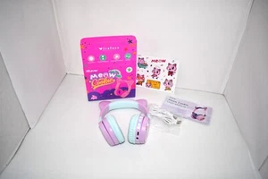 iClever Kids Headphones, Cat Ear LED Light Up Safe Volume Toddler Headphones, Ho - Picture 1 of 3