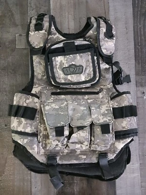 Chaleco táctico ligero GXG, camuflaje del desierto- chaleco de pistola de pintura soporte chaleco xL Foto 1 de 4