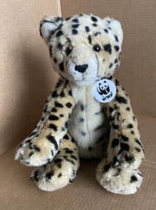 Build A Bear WWF Wildlife 2007 peluche ghepardo realistico 12"" suono funziona - Foto 1 di 5
