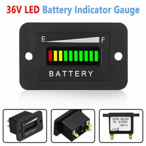 36V Volt Battery Indicator Meter Gauge for Ezgo Club Car Yamaha Golf Cart Boat - Foto 1 di 9
