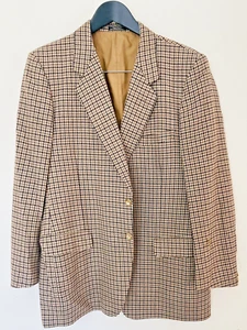 Durban, British Crown Colony Hong Kong Hombre Vintage 1960s Hounds Tooth Jacket - Imagen 1 de 9