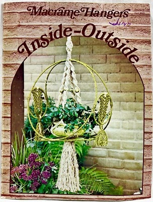 1976 Pratico Artigianale Pak Appendiabiti Macramè Interno-Esterno 843 Modello Libro Vintage 16963 - Immagine 1 di 3