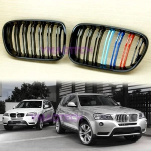 ///Rejilla de riñón delantera tipo M color negro brillante para BMW F25 X3 SUV 4 puertas 11-13 - Imagen 1 de 8