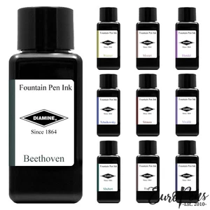 Pluma estilográfica Diamine Music Collection tinta embotellada 30 ml - elige el color - Imagen 1 de 13