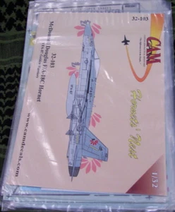 F/A-18C VFA-87 GOLDEN WARRIORS CAM DECALS 32-103 OOP 1/32 USS T. ROOSEVELT - Picture 1 of 2