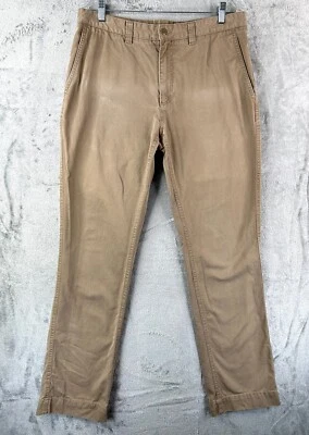 Pantalones de vestir Daniel Cremieux para hombre talla 33 tostado caqui beige pierna recta plana Foto 1 de 4