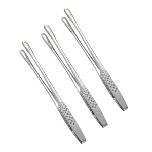 Stainless Steel Food Tongs Multipurpose Grill Clamp Steak Bbq Grilling Barbecue - Picture 1 of 12
