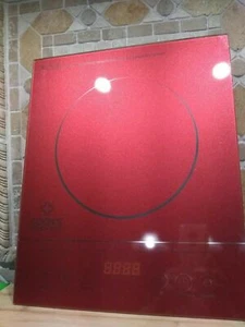 NEW Red Cooks Companion Induction Cooktop 1500W LED Colored Glass Programmable - Picture 1 of 9