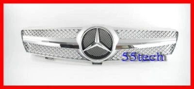 W219 Grille Grill CLS500 CLS600 CLS 1 FIN AMG SILVER Mesh 2008 Mercedes Benz  ✅ Foto 1 de 3