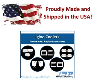 Igloo Cooler Aftermarket Replacement Parts Hinges, Latches, 2 or 4 Hole Handles - Picture 1 of 10