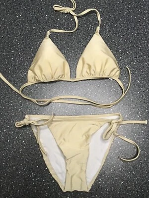 Jolidon Bikini SET Abnehmbare Polster Bh ohne Bügel und Slip Neu - Bild 1 von 2