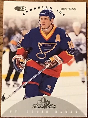 Brett Hull 1996-97 Donruss Canadian Ice Card #65 Blues NHL HOF Free Shipping - Image 1 of 3